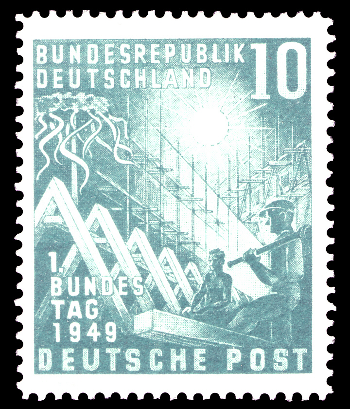 Eröffnung des 1. Deutschen Bundestages