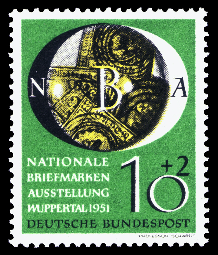 DBP 1951 141 Briefmarkenausstellung