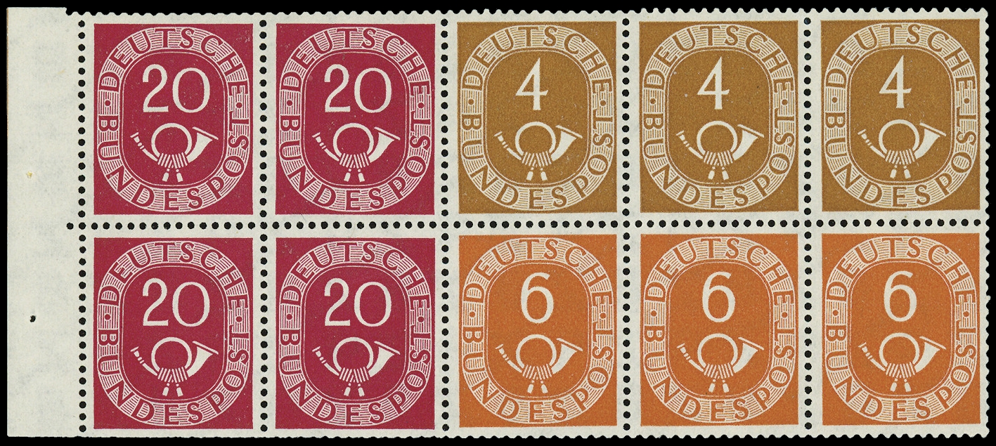 Stamps of Germany BRD 1951 Heftchenblatt 1
